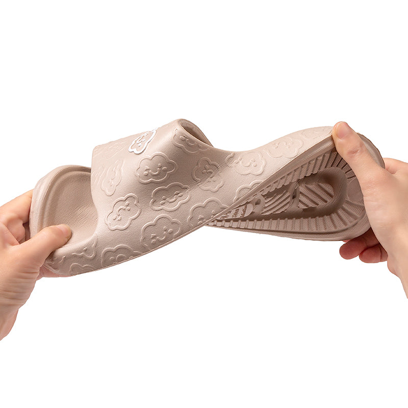 EVA Men's And Women's Beach Sandals Slippers Men's Couple Men's Non Slip Slide On Flats