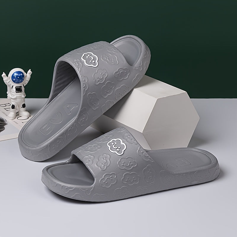 EVA Men's And Women's Beach Sandals Slippers Men's Couple Men's Non Slip Slide On Flats