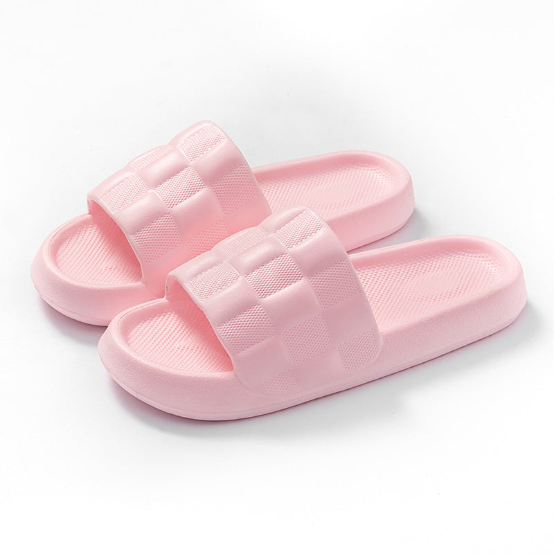 Summer Women's Soft Sole Slide On Slippers Breathable Beach Flat Sandals