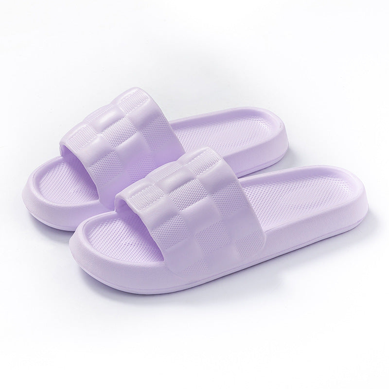 Summer Women's Soft Sole Slide On Slippers Breathable Beach Flat Sandals