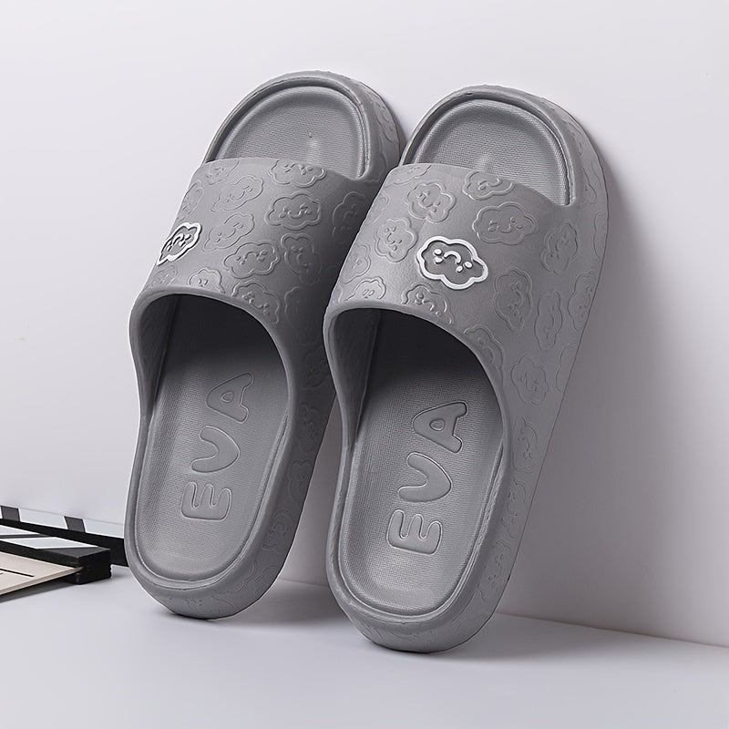 EVA Men's And Women's Beach Sandals Slippers Men's Couple Men's Non Slip Slide On Flats