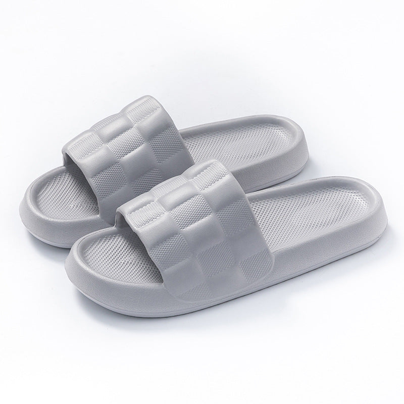 Summer Women's Soft Sole Slide On Slippers Breathable Beach Flat Sandals